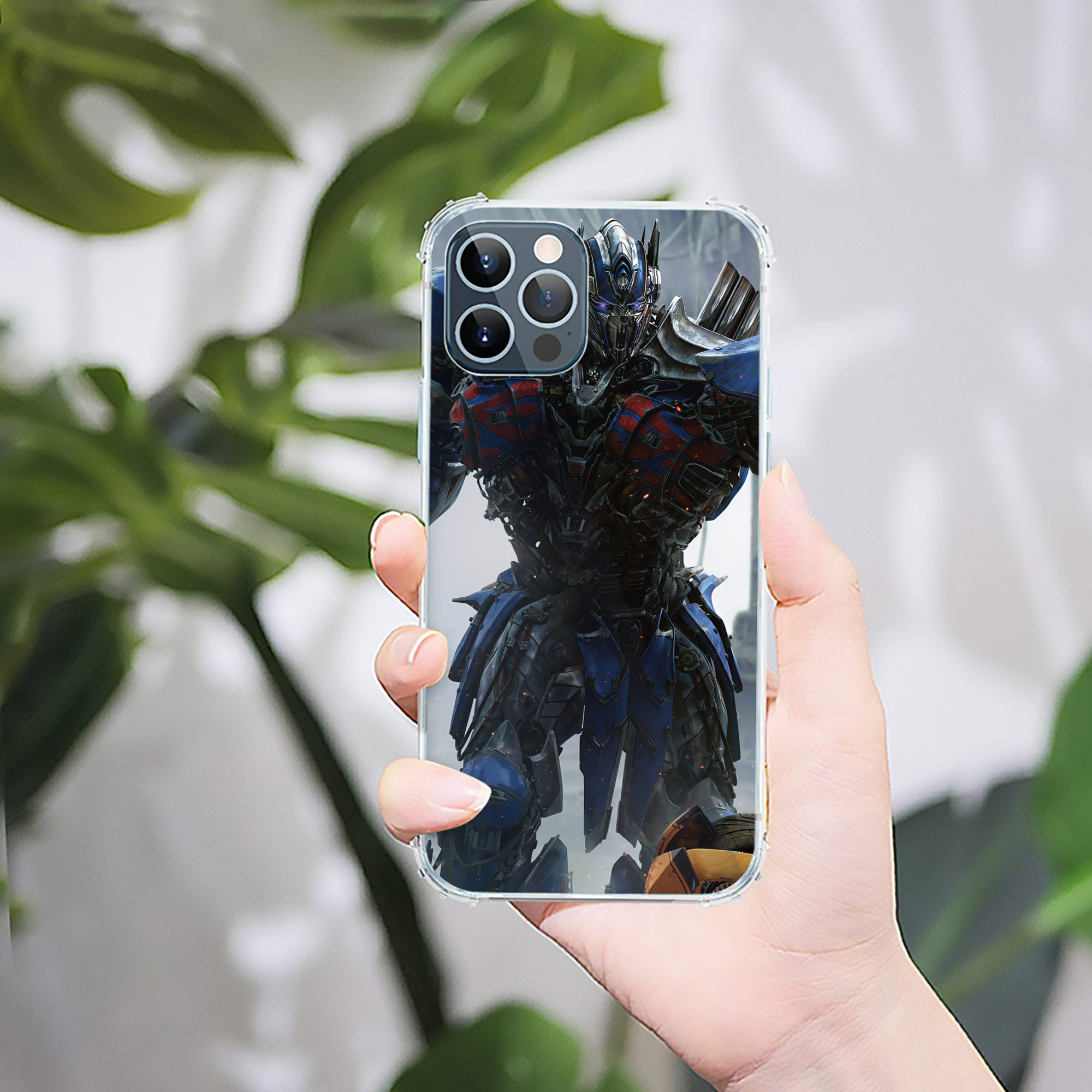 （画像用） Transformers トランスフォーマー 【iPhone 12シリーズ対応】透明スマホケース（クリアソフトケース）
